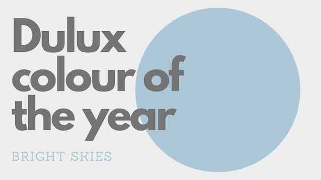 dulux colour of the year image
