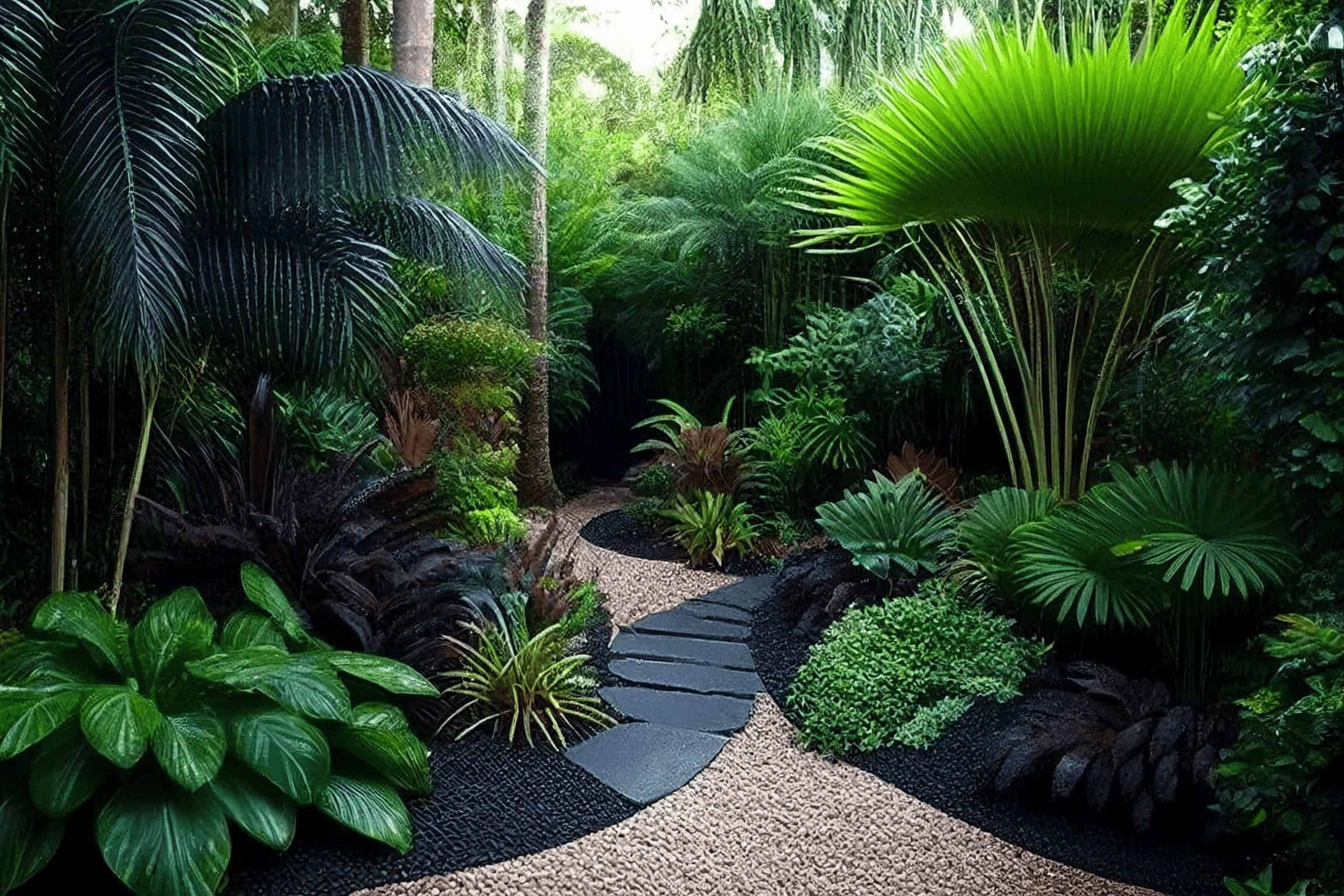 Tropical Garden Styles Acacia Gardens Exotic Garden 2788