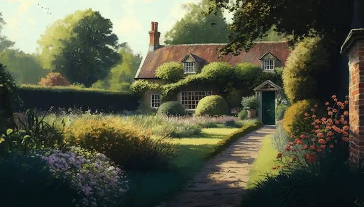 cottage style garden picture