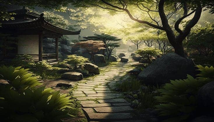 japanese garden styles picture