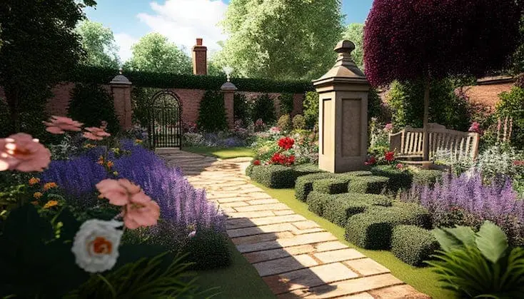 traditional garden styles picture